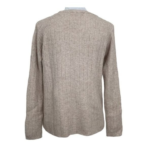 BB Dakota Tan Knit Slit Sleeve Sweater S – Fall Neutral - Picture 5 of 9